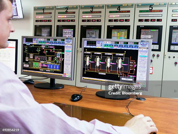 Oil Gas Control Room Stockfoto's en -beelden - Getty Images