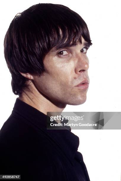 Ian Brown, studio portrait, London, United Kingdom, 1998.