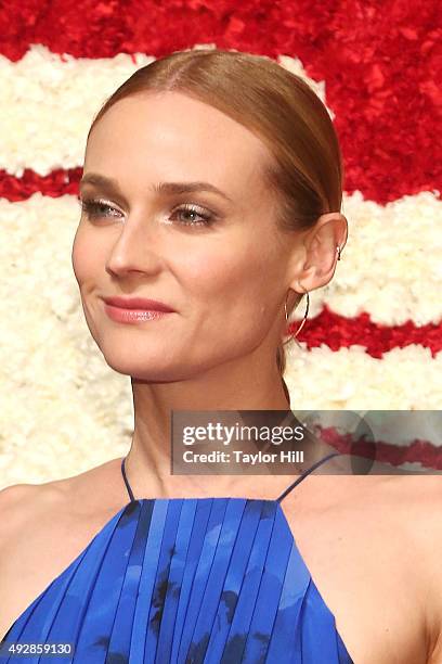 Actress Diane Kruger attends the 2015 God's Love WE Deliver Golden Heart Awards at Spring Studios on October 15, 2015 in New York City.