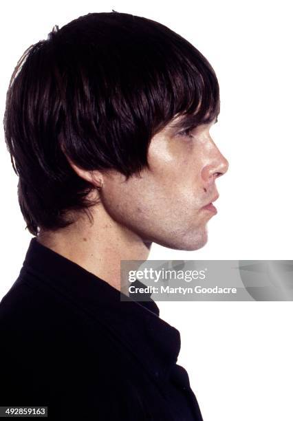 Ian Brown, studio portrait, London, United Kingdom, 1998.