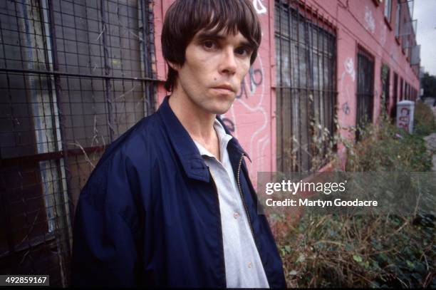 Ian Brown, portrait, London, United Kingdom, 1998.