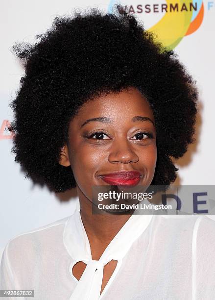 Actress Diona Reasonover attends the CoachArt 2015 Gala of Champions at The Beverly Hilton Hotel on October 15, 2015 in Beverly Hills, California.