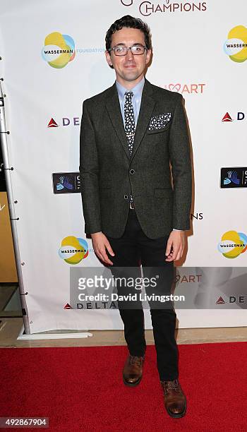 Actor Matt Cook attends the CoachArt 2015 Gala of Champions at The Beverly Hilton Hotel on October 15, 2015 in Beverly Hills, California.