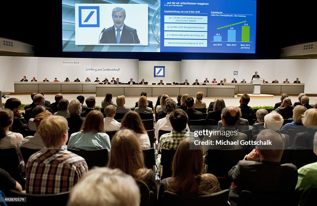 Annual General Meeting Of Deutsche Bank