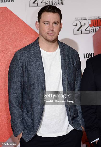 Channing Tatum attends a photocall to promote their new film '22 Jump Street' held at Claridges Hotel on May 22, 2014 in London, England.