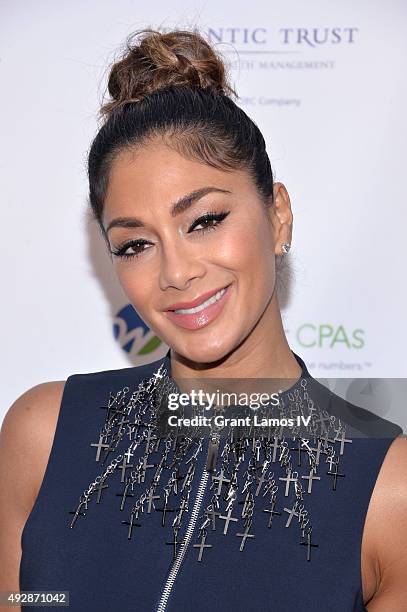 Nicole Scherzinger attends the GEMS' 2015 Love Revolution Gala at Pier 59 on October 15, 2015 in New York City.