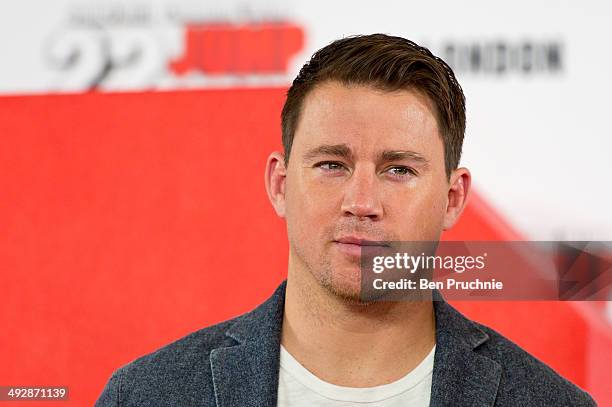 Channing Tatum attends a photocall to promote their new film '22 Jump Street' at Claridges Hotel on May 22, 2014 in London, England.