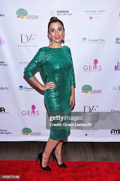 Founder and CEO of GEMS Rachel Lloyd attends the GEMS' 2015 Love Revolution Gala at Pier 59 on October 15, 2015 in New York City.