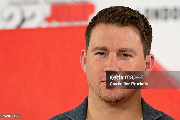 Channing Tatum attends a photocall to promote their new film '22 Jump Street' at Claridges Hotel on May 22, 2014 in London, England.