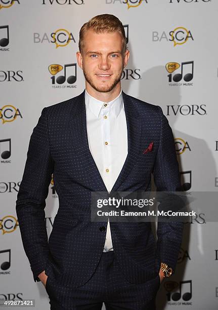 Ed Drewett attends the Ivor Novello Awards at The Grosvenor House Hotel on May 22, 2014 in London, England.