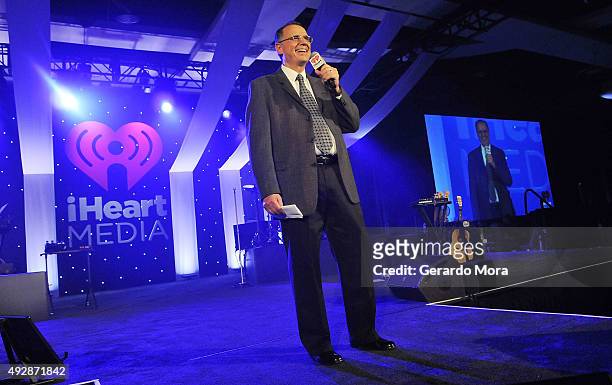 Bob Liodice, President and CEO for ANA speakes during iHeartMedia Presents Seal At The 2015 ANA Masters of Marketing Annual Conference at Orlando...