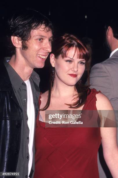 Actress Sara Rue and husband Mischa Livingstone attend the "Red Dragon" New York City Premiere on September 30, 2002 at the Ziegfeld Theatre in New...