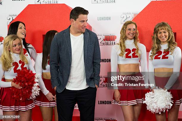 Channing Tatum attends a photocall to promote their new film '22 Jump Street' at Claridges Hotel on May 22, 2014 in London, England.