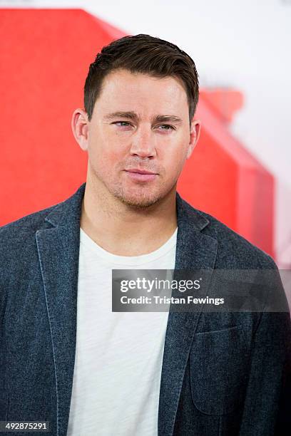 Channing Tatum attends a photocall to promote their new film '22 Jump Street' at Claridges Hotel on May 22, 2014 in London, England.