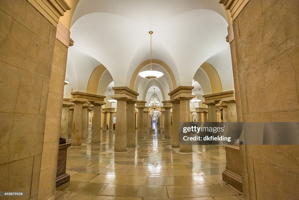Capitol Crypt Map The Crypt In The Us Capitol Centerpoint Of Washington Dc High-Res Stock ...