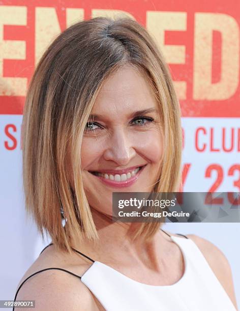 Actress Brenda Strong arrives at the Los Angeles premiere of "Blended" at TCL Chinese Theatre on May 21, 2014 in Hollywood, California.