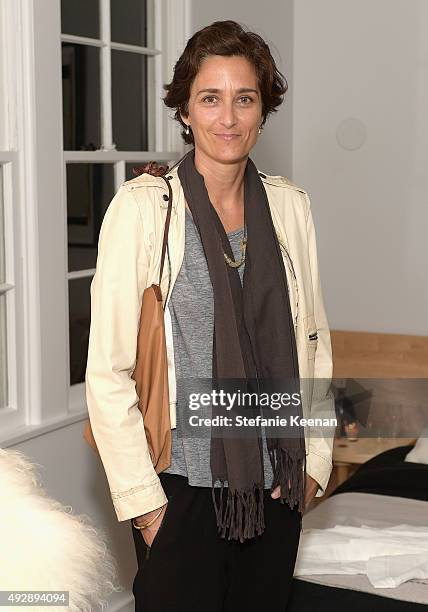 Photographer Alexandra Hedison attends The Apartment by The Line LA opening on October 15, 2015 in Los Angeles, California.