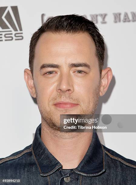 Colin Hanks attends the premiere of 'All Things Must Pass' at Harmony Gold Theatre on October 15, 2015 in Los Angeles, California.