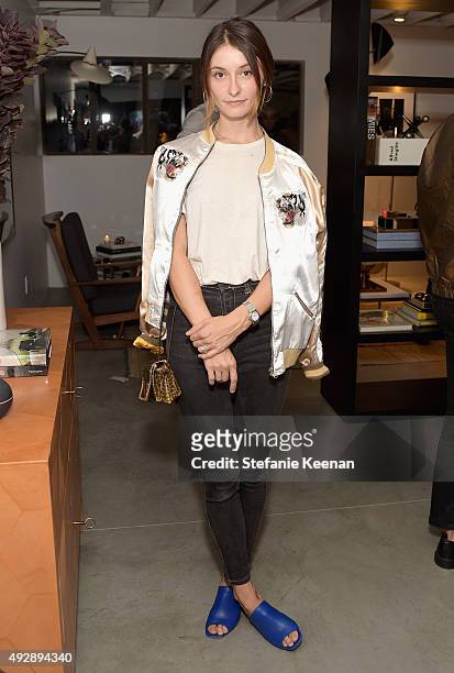 Katina Danabassis attends The Apartment by The Line LA opening on October 15, 2015 in Los Angeles, California.