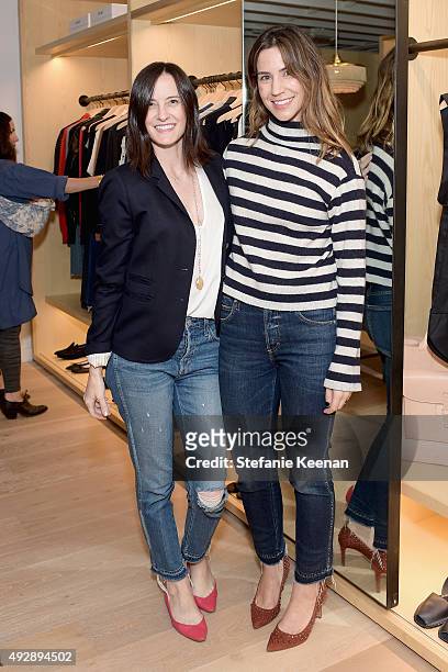 Designers Misty Zollars and Kelly Urban attend The Apartment by The Line LA opening on October 15, 2015 in Los Angeles, California.