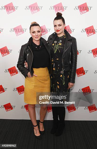 Nic Chapman and Sam Chapman from Pixiwoo attend day two of Stylist Magazine's first ever 'Stylist Live' event at the Business Design Centre on...