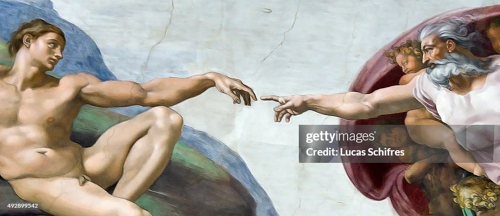 The Creation of Adam by Michelangelo