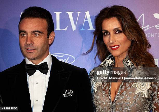 Enrique Ponce and Paloma Cuevas attend Arts, Sciences and Sports Telva Awards 2015 at Palau de Les Arts Reina Sofia on October 15, 2015 in Valencia,...