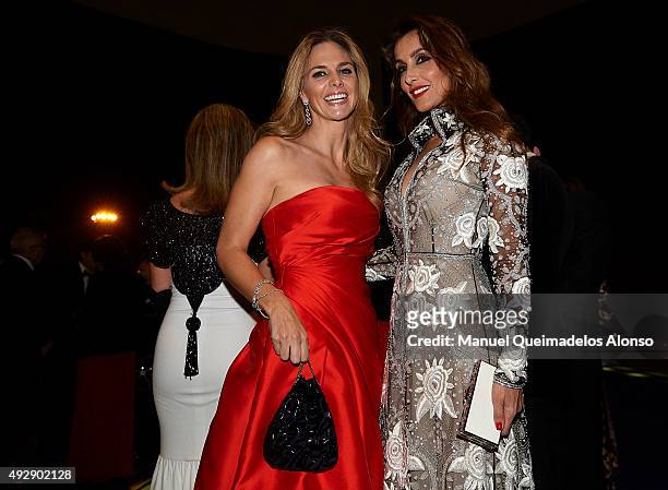 Paloma Cuevas and Genoveva Casanova attend Arts, Sciences and Sports Telva Awards 2015 at Palau de Les Arts Reina Sofia on October 15, 2015 in...
