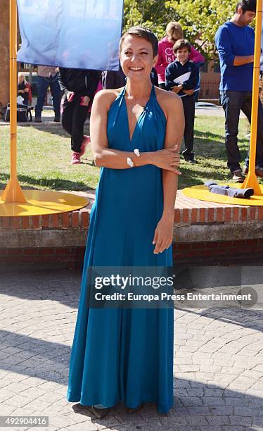 Eva Hache attends 'Got Talent' presentation on October 14, 2015 in Madrid, Spain.