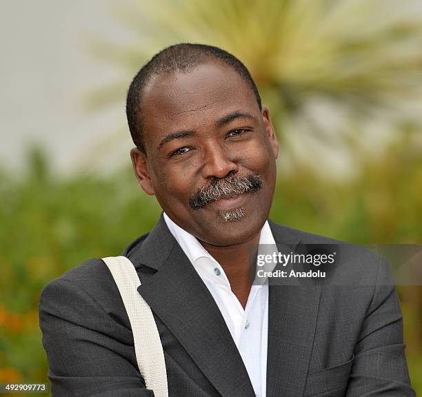 Chadian director Mahamat-Saleh Haroun poses during the photocall of the Cinefondation and Short Films Jury at the 67th Cannes Film Festival in...