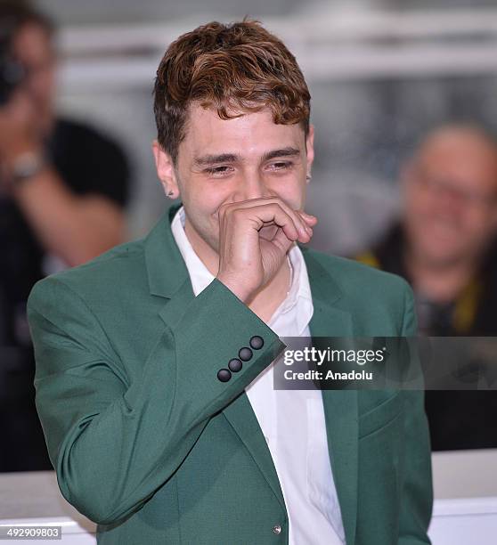 Canadian director Xavier Dolan poses during the photocall of the Cinefondation and Short Films Jury at the 67th Cannes Film Festival in Cannes,...