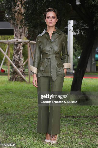 Valeria Bilello attends a photocall for 'Monitor' during the 10th Rome Film Fest on October 16, 2015 in Rome, Italy.
