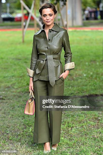 Actress Valeria Bilello attends a photocall for 'Monitor' during the 10th Rome Film Fest on October 16, 2015 in Rome, Italy.