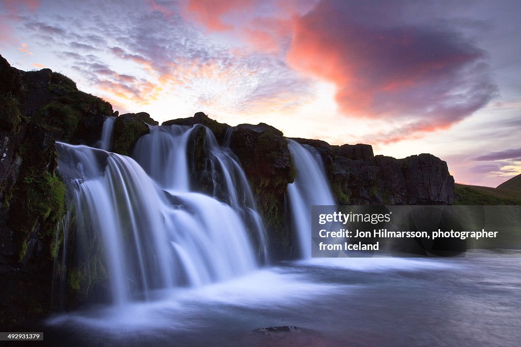 The Waterfalls at Kirkjufell