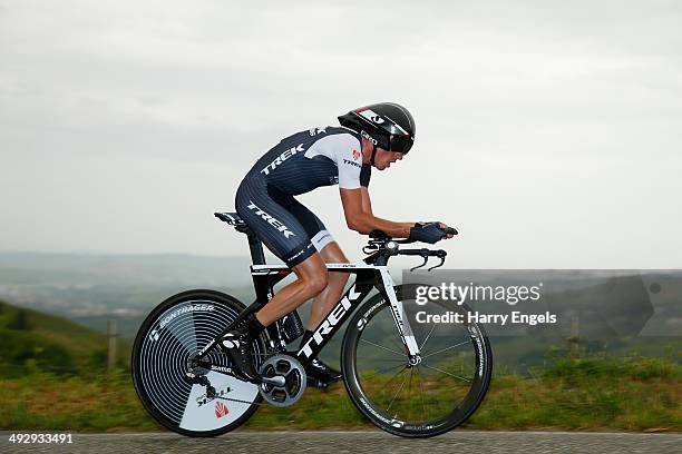 Robert Kiserlovski of Croatia and team Trek Factory Racing in action during the twelfth stage of the 2014 Giro d'Italia, a 42km Individual Time Trial...