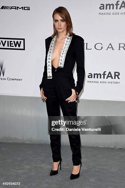 Olga Sorokina attends amfAR's 21st Cinema Against AIDS Gala Presented By WORLDVIEW, BOLD FILMS, And BVLGARI at Hotel du Cap-Eden-Roc on May 22, 2014...