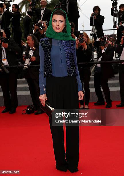 Leila Hata attends the "Jimmy's Hall" Premiere at the 67th Annual Cannes Film Festival on May 22, 2014 in Cannes, France.