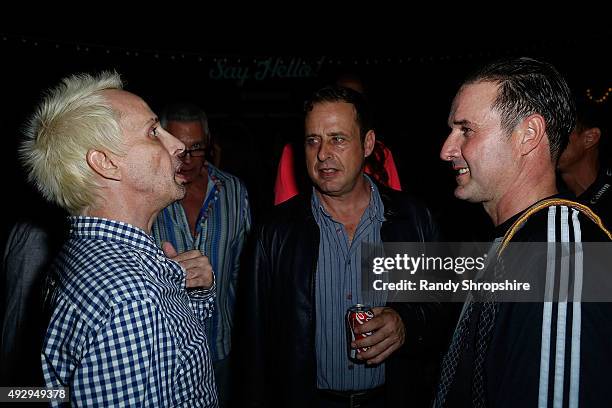 Alexis Arquette, Richmond Arquette and David Arquette attend the after party for the opening night of Sir Arthur Conan Doyle's "Sherlock Holmes" at...