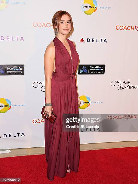 Ashley Tisdale attends the CoachArt 2015 Gala of Champions held at the Beverly Hilton hotel on October 15, 2015 in Beverly Hills, California.