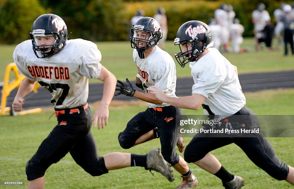 Biddeford football practice