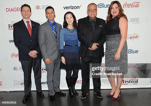 Sr. Brand Manager Multicultural Marketing Coca Cola Juan Pablo Gonzalez, Evan Ajin, Jessica Shih, Armando Correa and Monique Manso attend the 2015...