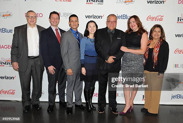 Chief Content Officer of Time Inc. Norman Pearlstine, Juan Pablo Gonzalez, Evan Ajin, Jessica Shih, Armando Correa, Monique Manso and Lisa Garcia...