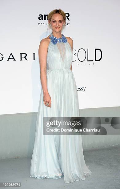 Jess Weixler attends amfAR's 21st Cinema Against AIDS Gala Presented By WORLDVIEW, BOLD FILMS, And BVLGARI at Hotel du Cap-Eden-Roc on May 22, 2014...