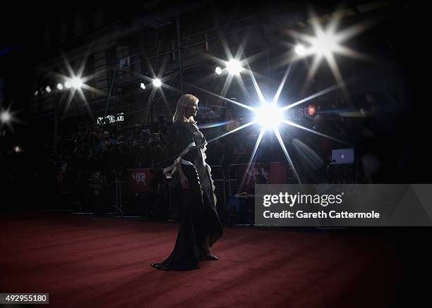 Cate Blanchett attends the 'Carol' American Express Gala during the BFI London Film Festival, at the Odeon Leicester Square on October 14, 2015 in...