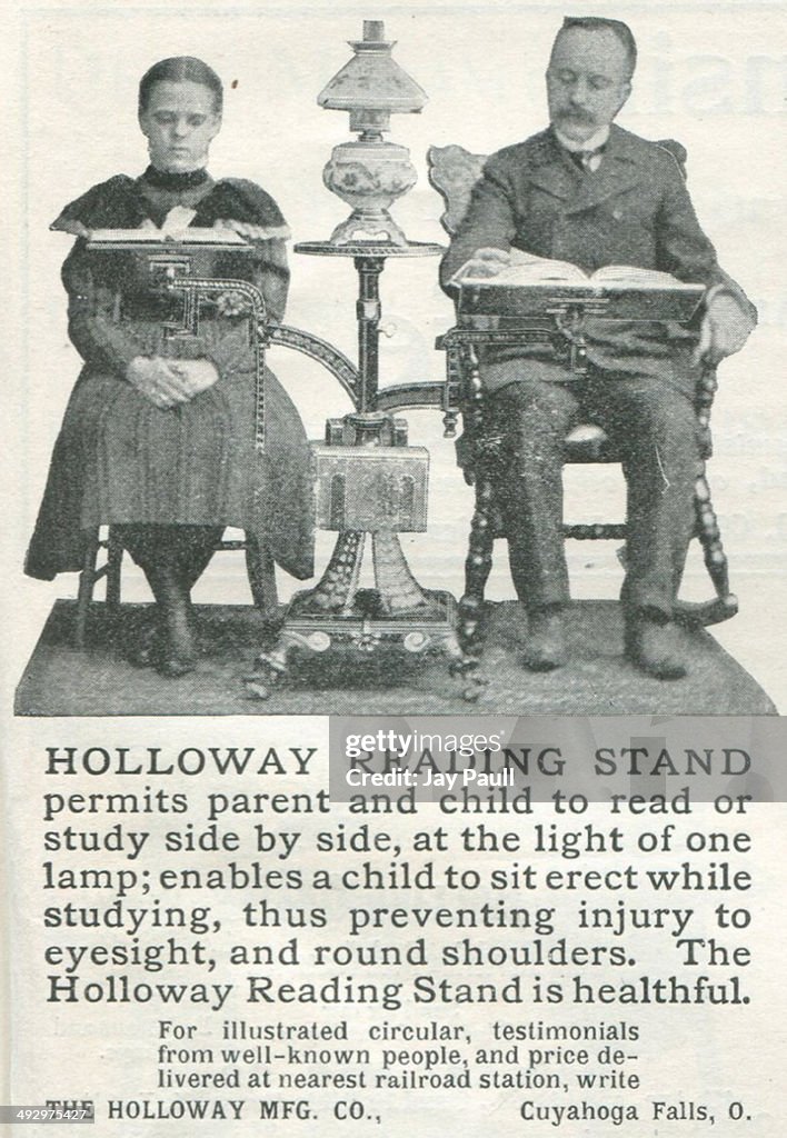 Ad For Holloway Reading Stand