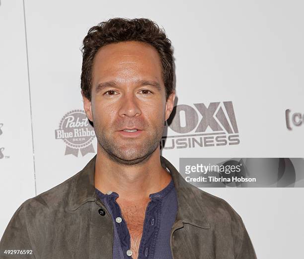 Chris Diamantopoulos attends the premiere of 'All Things Must Pass' at Harmony Gold Theatre on October 15, 2015 in Los Angeles, California.