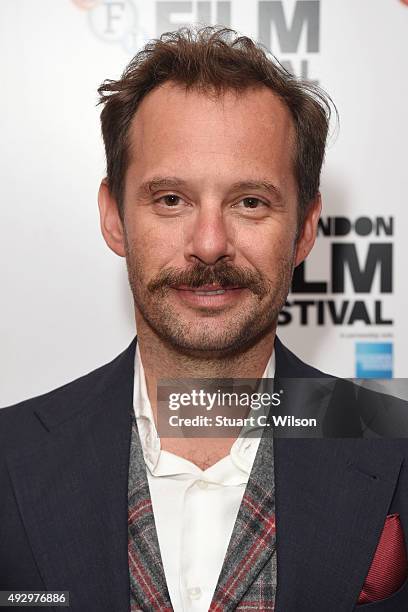 Yorgos Pirpassopoulos attends the 'Chevalier' screening during the BFI London Film Festival at Vue Leicester Square on October 16, 2015 in London,...