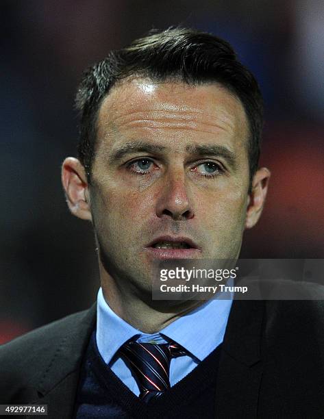Dougie Freedman, Manager of Nottingham Forest during the Sky Bet Championship match between Bristol City and Nottingham Forest at Ashton Gate on...