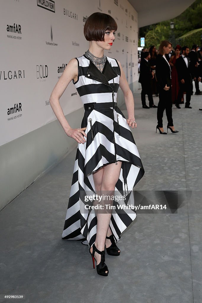 Coco Rocha attends amfAR's 21st Cinema Against AIDS Gala Presented By