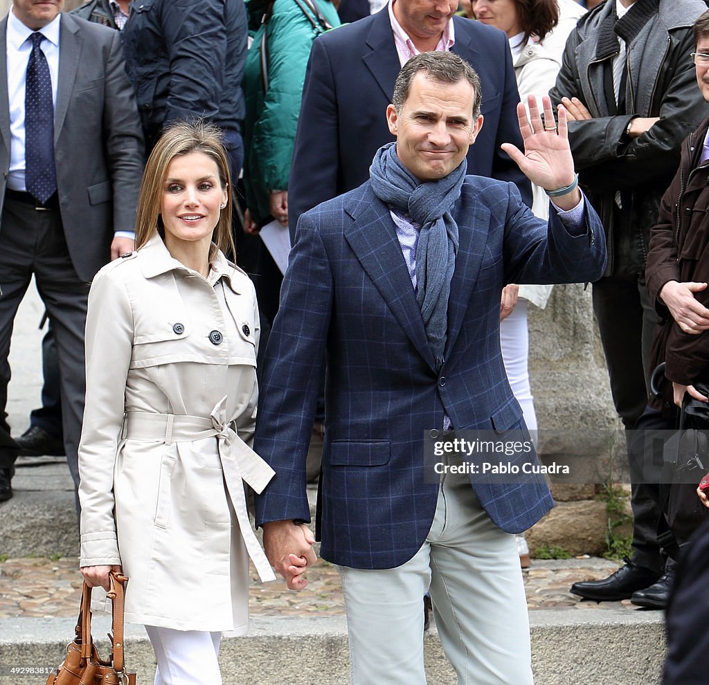 Spanish Royals celebrate Their 10th Wedding Anniversary in Toledo